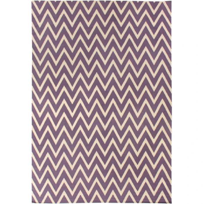 Exquisite Rugs Flatweave Purple/White 354912X15 12ft.X15ft. Rect. Rug