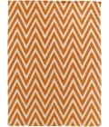 Exquisite Rugs Flatweave Orange/White 35505X8 5ft.X8ft. Rect. Rug