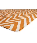 Exquisite Rugs Flatweave Orange/White 35505X8 5ft.X8ft. Rect. Rug