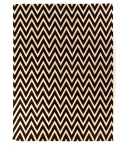 Exquisite Rugs Flatweave Mahogany/White 35545X8 5ft.X8ft. Rect. Rug