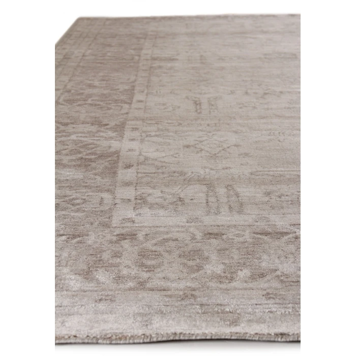 Exquisite Rugs Antique'd Silk Silver 37076X9 6ft.X9ft. Rect. Rug