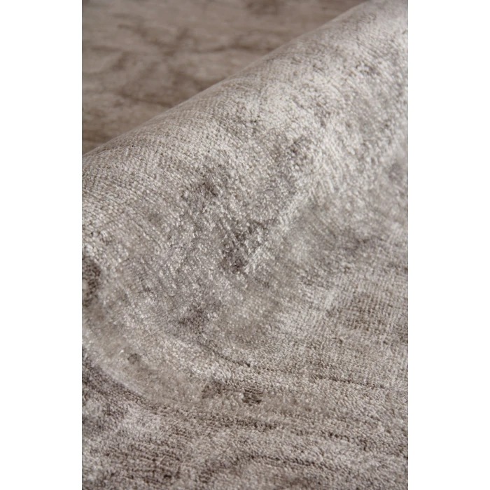 Exquisite Rugs Antique'd Silk Silver 37076X9 6ft.X9ft. Rect. Rug