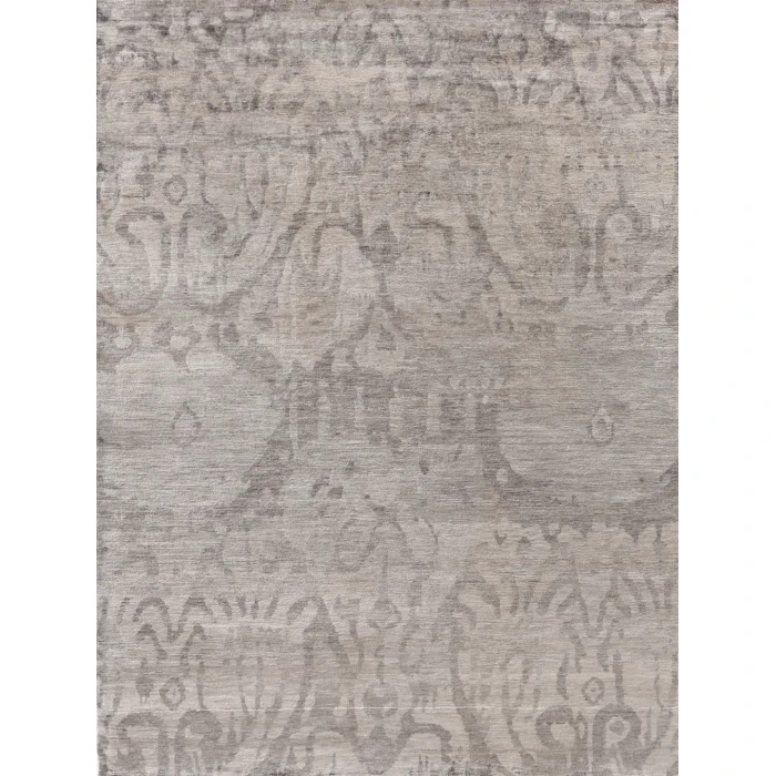 Exquisite Rugs Antique'd Silk Silver 37089X12 9ft.X12ft. Rect. Rug