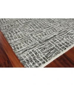 Exquisite Rugs Aldridge Charcoal/Ivory 38101X16 1ft.X1ft.6in. Rect. Rug