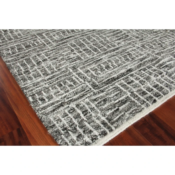 Exquisite Rugs Aldridge Charcoal/Ivory 381014X18 14ft.X18ft. Rect. Rug