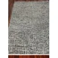Exquisite Rugs Aldridge Charcoal/Ivory 381066X17 6ft.6in.X17ft. Rect. Rug