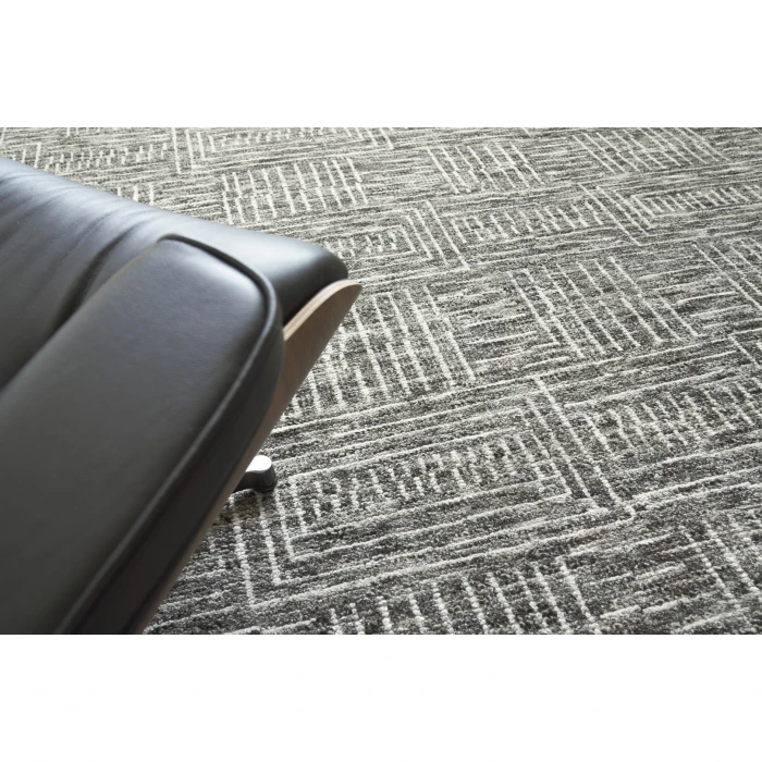 Exquisite Rugs Aldridge Charcoal/Ivory 381014X18 14ft.X18ft. Rect. Rug