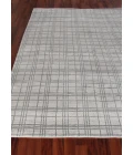 Exquisite Rugs Fairbanks White/Light Silver 38356X9 6ft.X9ft. Rect. Rug