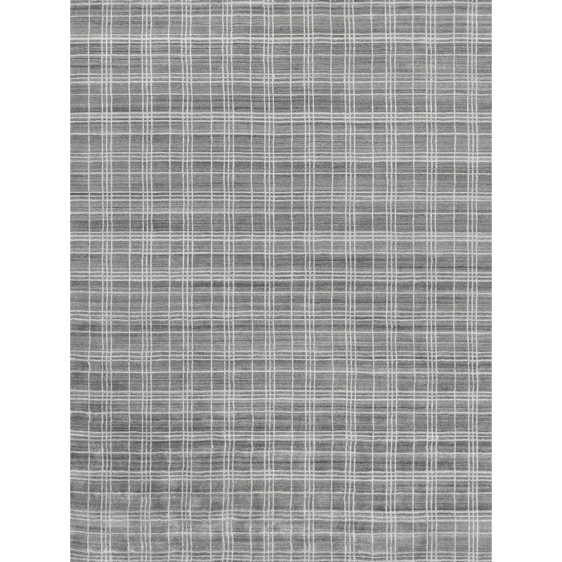 Exquisite Rugs Fairbanks Silver/White 383612X126 12ft.X12ft.6in. Rect. Rug