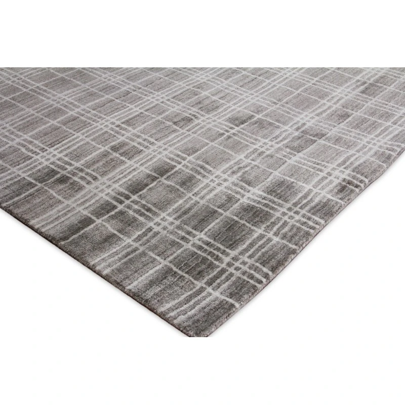 Exquisite Rugs Fairbanks Silver/White 383612X126 12ft.X12ft.6in. Rect. Rug
