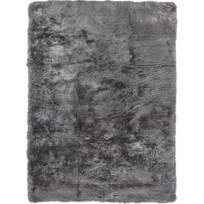 Exquisite Rugs Sheepskin Dark Gray 3841136X176 13ft.6in.X17ft.6in. Rect. Rug