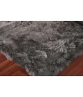 Exquisite Rugs Sheepskin Dark Gray 3841136X176 13ft.6in.X17ft.6in. Rect. Rug
