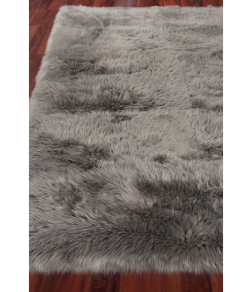 Exquisite Rugs Sheepskin Gray 3842116X146 11ft.6in.X14ft.6in. Rect. Rug