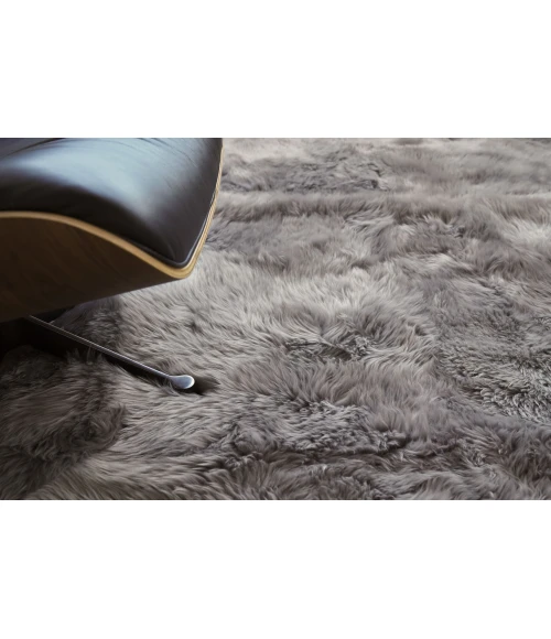 Exquisite Rugs Sheepskin Gray 3842116X146 11ft.6in.X14ft.6in. Rect. Rug