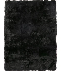 Exquisite Rugs Sheepskin Black 38435X8 5ft.X8ft. Rect. Rug