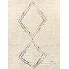 Exquisite Rugs Moroccan Ivory/Black 38531X16 1ft.X1ft.6in. Rect. Rug