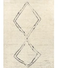 Exquisite Rugs Moroccan Ivory/Black 38531X16 1ft.X1ft.6in. Rect. Rug