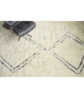 Exquisite Rugs Moroccan Ivory/Black 38531X16 1ft.X1ft.6in. Rect. Rug