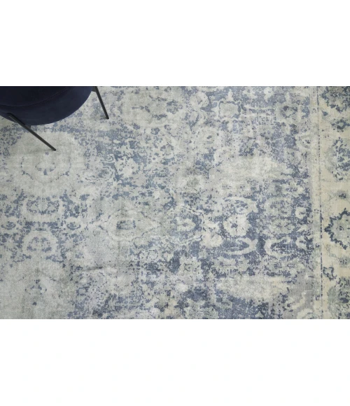 Exquisite Rugs Cassina Light Silver/Blue 390212X15 12ft.X15ft. Rect. Rug