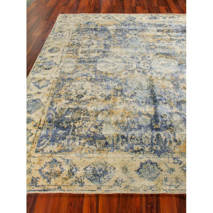 Exquisite Rugs Cassina Blue/Beige 39061X16 1ft.X1ft.6in. Rect. Rug