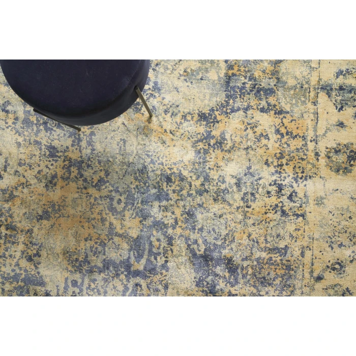 Exquisite Rugs Cassina Blue/Beige 39061X16 1ft.X1ft.6in. Rect. Rug