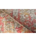 Exquisite Rugs Antolini Gray/Rust/Gold 39421X16 1ft.X1ft.6in. Rect. Rug