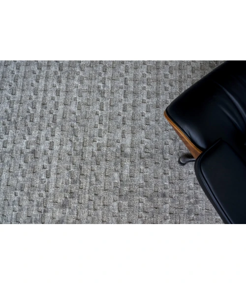Exquisite Rugs Monroe Silk Taupe 396936X9 3ft.6in.X9ft. Rect. Rug
