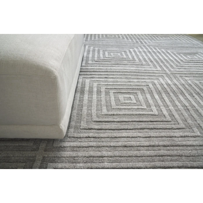 Exquisite Rugs Castelli Gray 39746X9 6ft.X9ft. Rect. Rug