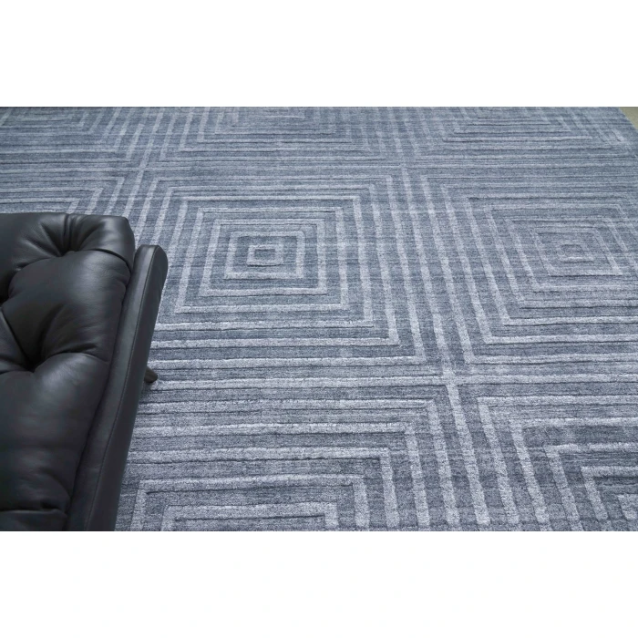 Exquisite Rugs Castelli Charcoal 39771X16 1ft.X1ft.6in. Rect. Rug