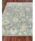 Exquisite Rugs Heirloom Light Blue/Gold 39831X16 1ft.X1ft.6in. Rect. Rug