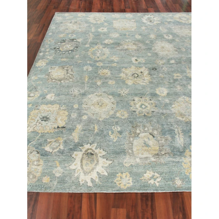 Exquisite Rugs Heirloom Light Blue/Gold 39831X16 1ft.X1ft.6in. Rect. Rug