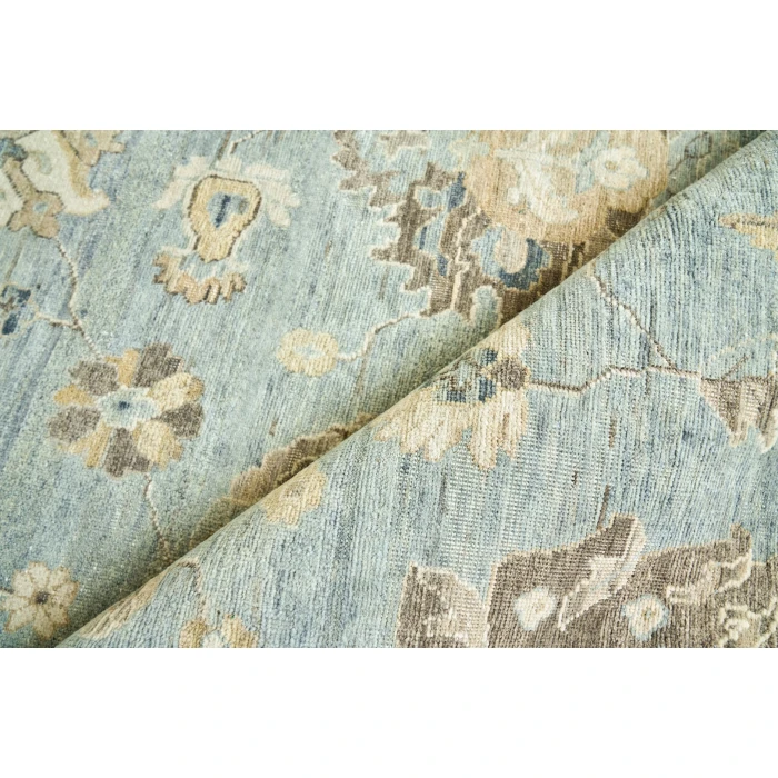 Exquisite Rugs Heirloom Light Blue/Gold 39831X16 1ft.X1ft.6in. Rect. Rug