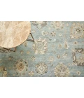 Exquisite Rugs Heirloom Light Blue/Gold 39831X16 1ft.X1ft.6in. Rect. Rug