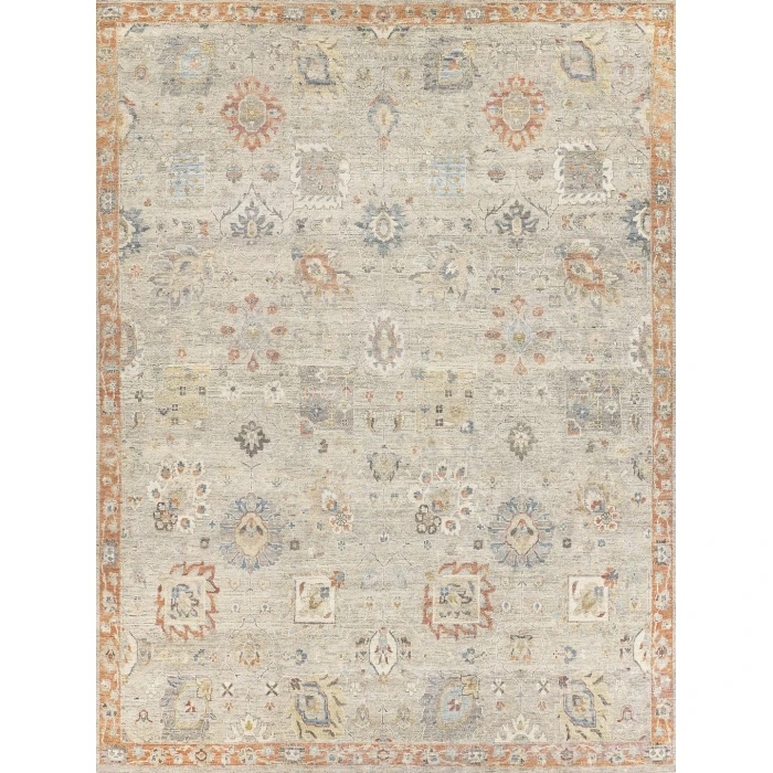 Exquisite Rugs Heirloom Beige/Rust 39841X16 1ft.X1ft.6in. Rect. Rug