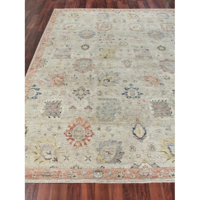 Exquisite Rugs Heirloom Beige/Rust 39841X16 1ft.X1ft.6in. Rect. Rug