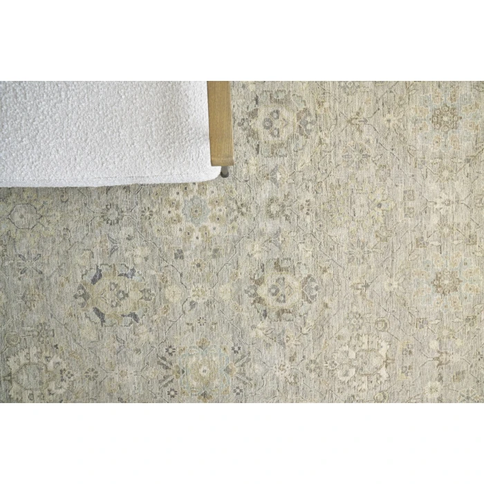 Exquisite Rugs Heirloom Gray/Beige 39851X16 1ft.X1ft.6in. Rect. Rug