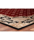 Exquisite Rugs Contemporary Red 40216X6 ROUND 6ft.X6ft. ROUND Round Rug