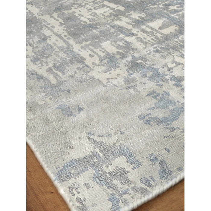 Exquisite Rugs Murano Silver/Blue 40296X9 6ft.X9ft. Rect. Rug
