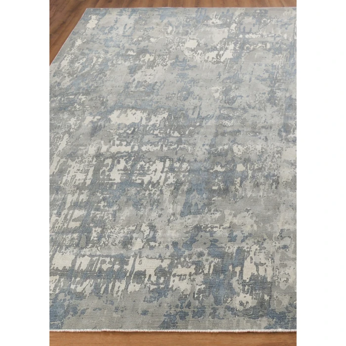 Exquisite Rugs Murano Silver/Blue 40296X9 6ft.X9ft. Rect. Rug