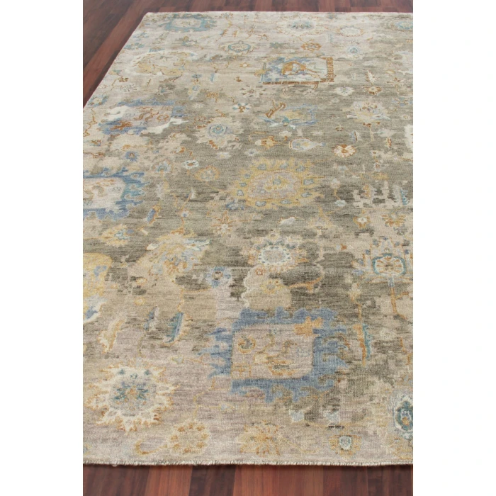 Exquisite Rugs Essex Brown/Gray/Blue 40341X16 1ft.X1ft.6in. Rect. Rug