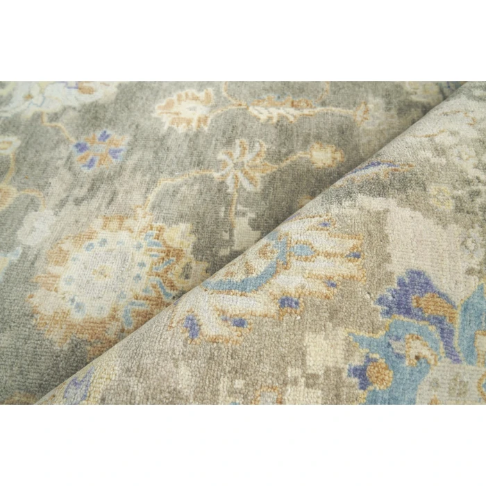 Exquisite Rugs Essex Brown/Gray/Blue 40341X16 1ft.X1ft.6in. Rect. Rug