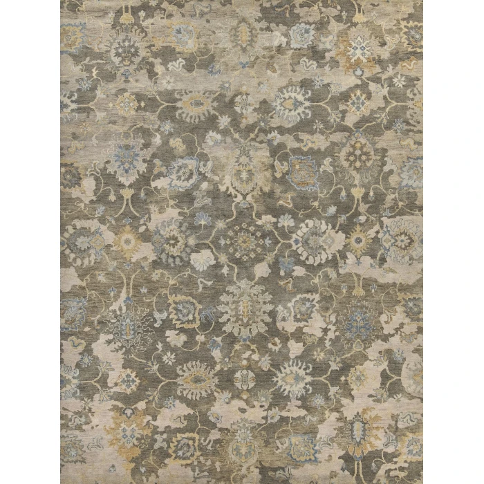 Exquisite Rugs Essex Brown/Ivory/Rust 40351X16 1ft.X1ft.6in. Rect. Rug