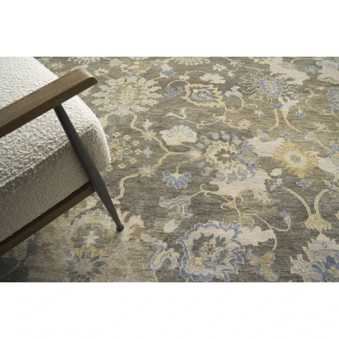 Exquisite Rugs Essex Brown/Ivory/Rust 40351X16 1ft.X1ft.6in. Rect. Rug