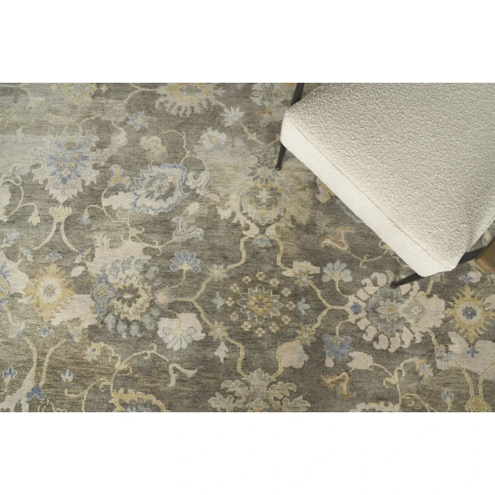 Exquisite Rugs Essex Brown/Ivory/Rust 40351X16 1ft.X1ft.6in. Rect. Rug