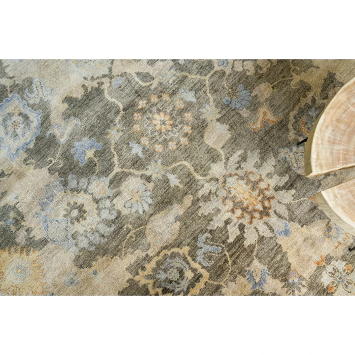 Exquisite Rugs Essex Brown/Ivory/Rust 40351X16 1ft.X1ft.6in. Rect. Rug