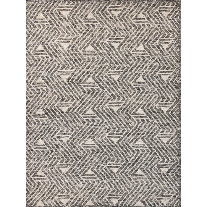 Exquisite Rugs Eaton Silver/Gray/Ivory 40361X16 1ft.X1ft.6in. Rect. Rug