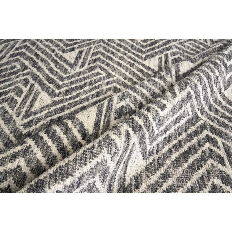 Exquisite Rugs Eaton Silver/Gray/Ivory 40369X12 9ft.X12ft. Rect. Rug