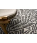 Exquisite Rugs Eaton Silver/Gray/Ivory 40361X16 1ft.X1ft.6in. Rect. Rug