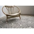 Exquisite Rugs Eaton Silver/Gray/Ivory 40369X12 9ft.X12ft. Rect. Rug