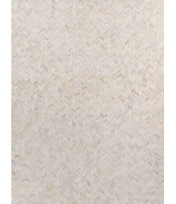 Exquisite Rugs Mosaic Leather Ivory 40551X16 1ft.X1ft.6in. Rect. Rug